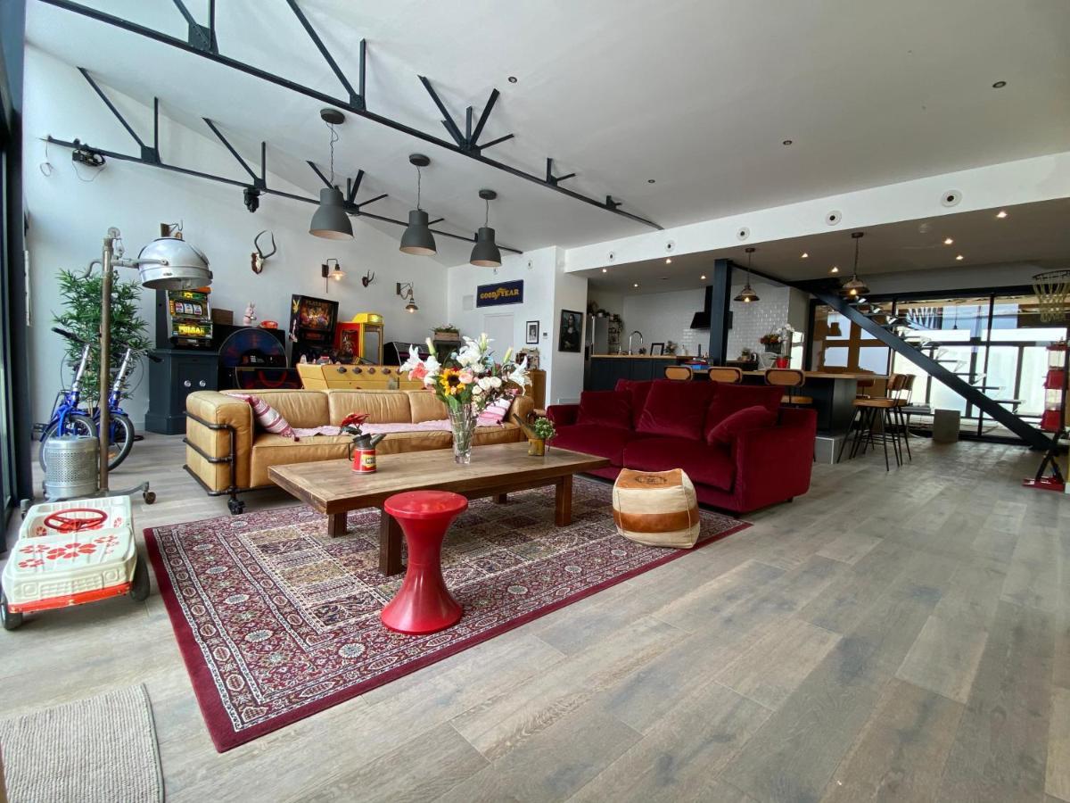Loft Spa Reims-Fr 250M2 Privatifs, Piscine Interieure Chauffee, Spa Et Parking エクステリア 写真