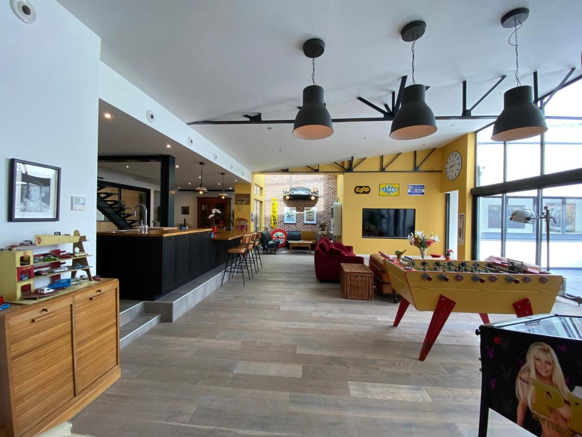 Loft Spa Reims-Fr 250M2 Privatifs, Piscine Interieure Chauffee, Spa Et Parking エクステリア 写真